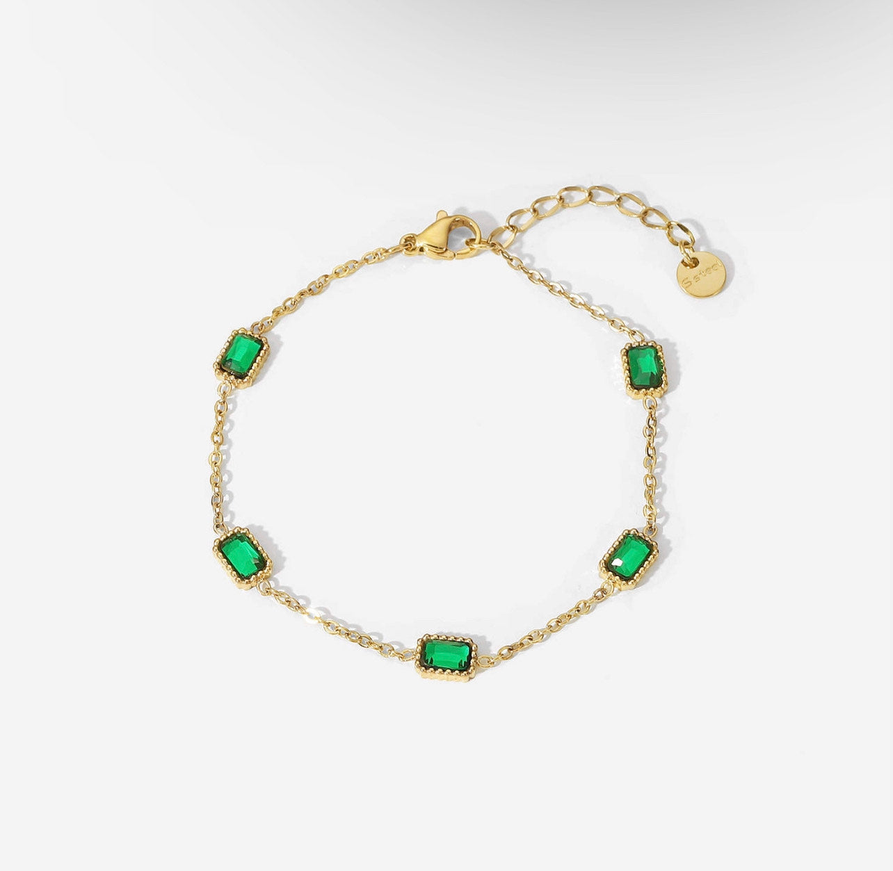 Emerald Whisper Bracelet